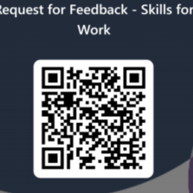 Skills for Work feedback QR code 280926